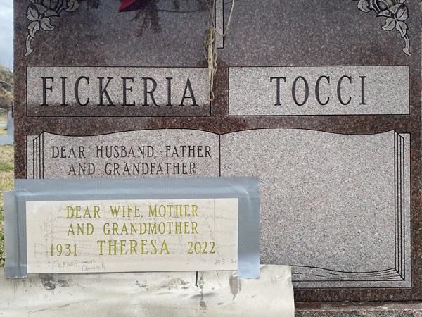 Loiacono Monuments prep work