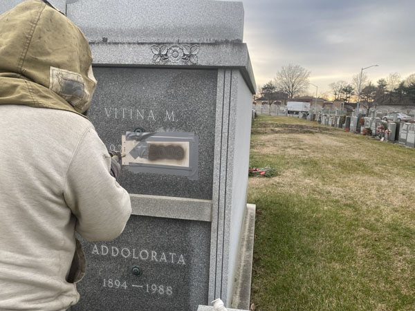 Loiacono Monuments sandblasting